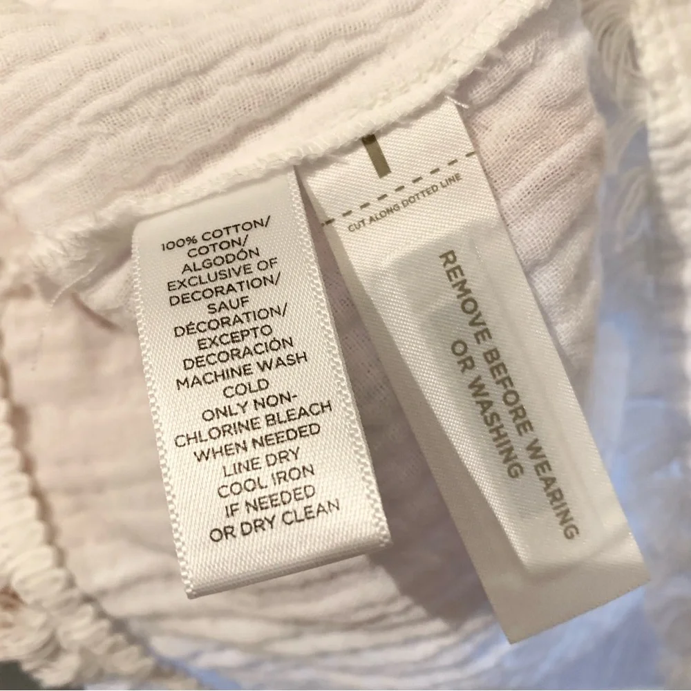 Ann Taylor LOFT 100% cotton white dress - Picture 6 of 6